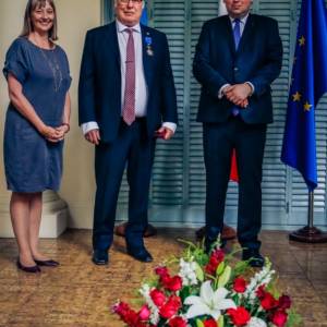 El Cónsul Honorario de Polonia en Rosario recibió una condecoración del Presidente de Polonia