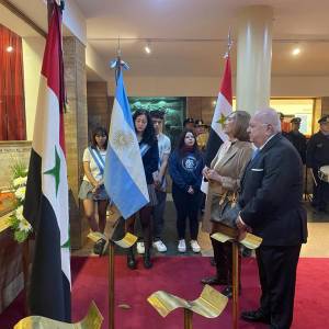 76º Aniversario de la Independencia de la República Arabe Siria