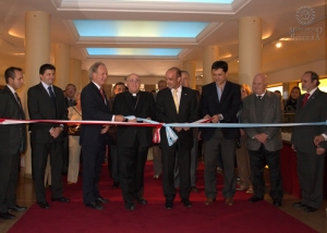 Inauguración de la exposición &quot;Guardia Suiza y el Santo Padre&quot; en el Monumento Nacional a la Bandera