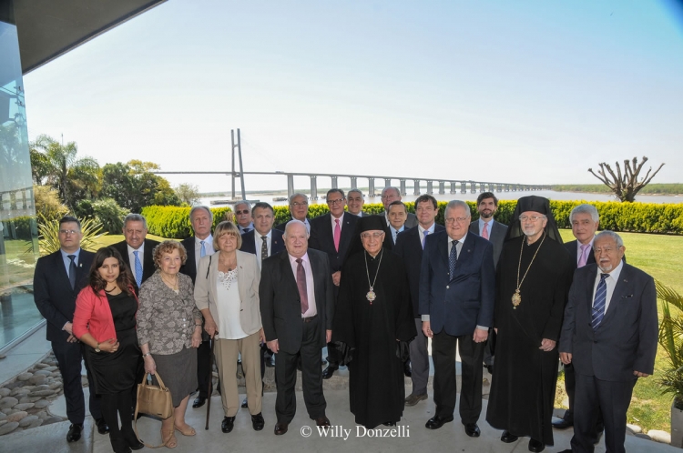 El Cuerpo Consular de Rosario recibió a Su Eminencia Reverendísima Beatitud Joseph Absi Patriarca de Antioquia y de Todo Oriente de los católicos greco melquitas